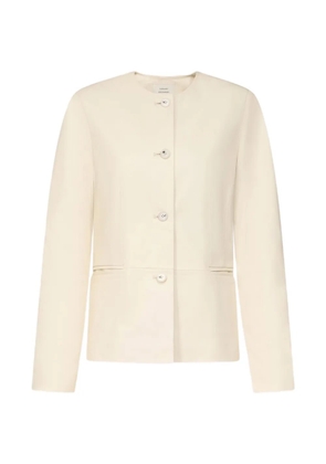 LouLou de Saison Adea leather jacket - Neutrals