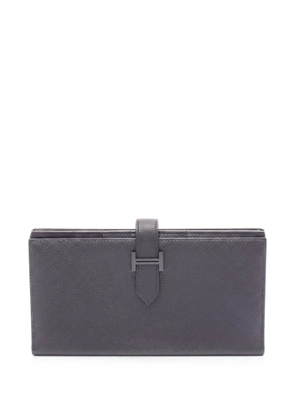 Hermès Pre-Owned 2022 Bearn Soufflet Monochrome wallet - Grey
