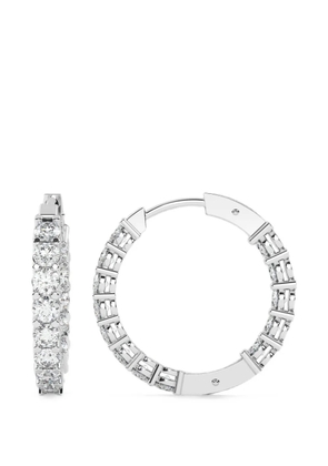 Diamond Essentials diamond hoop earrings - Silver