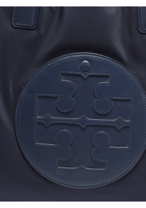Tory Burch Ella logo-patch tote bag - Blue