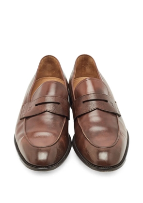 Louis Vuitton Pre-Owned ombre-effect leather penny loafers - Brown