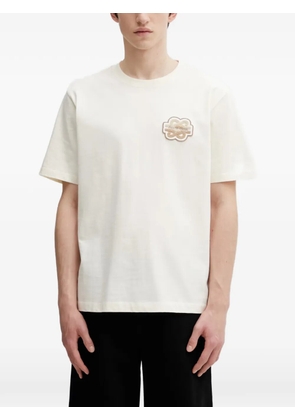 Filling Pieces Gowtu logo-patch T-shirt - Neutrals