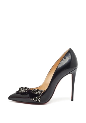 Christian Louboutin Pre-Owned Madame Menule bow pumps - Black