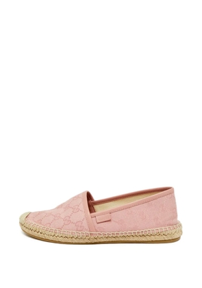 Gucci Pre-Owned monogram espadrille loafers - Pink