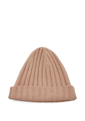 Dolce & Gabbana Pre-Owned rib knit beanie hat - Neutrals