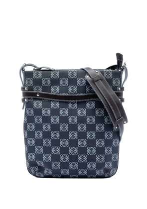 Loewe Pre-Owned 2004 Anagram Coated Canvas crossbody bag - Blue