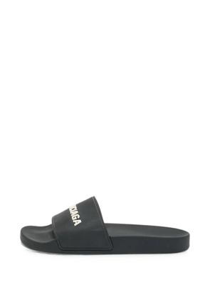 Balenciaga Pre-Owned logo-detail slide sandals - Black