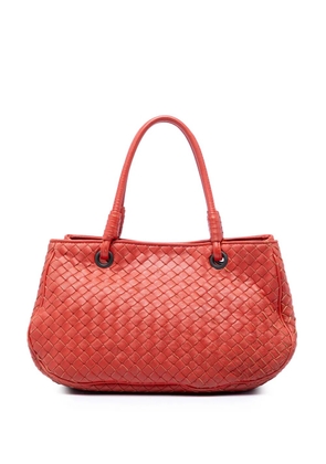 Bottega Veneta Pre-Owned 2012-2026 Nappa Intrecciato Top Handle Bag handbag - Orange
