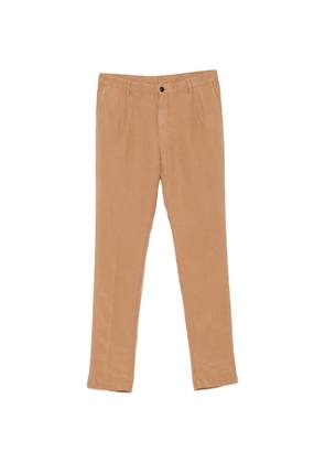 Pal Zileri pleated-front slim-fit chinos - Brown