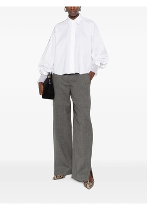 Brunello Cucinelli organza-cuff shirt - White