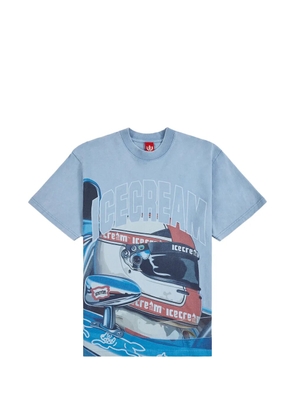 ICECREAM Sponsor graphic-print T-shirt - Blue