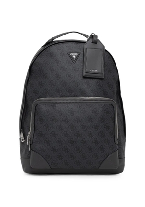 GUESS USA Milan monogram-print logo-plaque backpack - Black