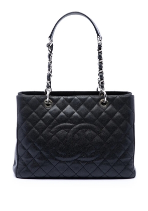 CHANEL Pre-Owned 2010-2011 Caviar Grand Shopping tote bag - Black