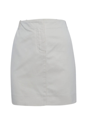 Chloé Pre-Owned tailored twill mini skirt - Neutrals