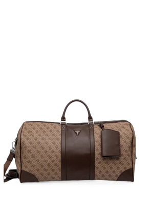 GUESS USA Weekender Milano logo-print holdall - Brown