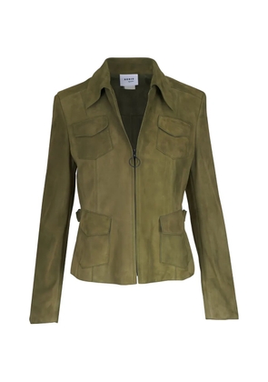 Akris Punto suede jacket - Green