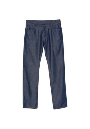 Pal Zileri logo-patch jeans - Blue