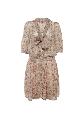 Zadig&Voltaire mini Rewel floral-print dress - Neutrals