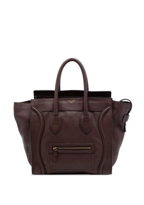 Celine Pre-Owned 2011 Mini Leather Luggage tote bag - Brown