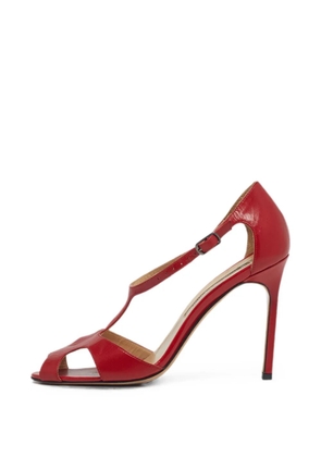Manolo Blahnik T-strap sandals - Red
