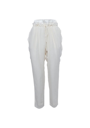 Roberto Cavalli Vintage chiffon cropped trousers - Neutrals