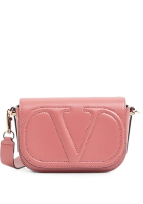 Valentino Garavani VLogo Walk small calfskin cross body bag - Pink