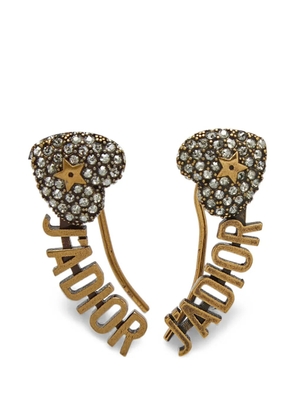 Christian Dior Pre-Owned J'Adior heart earrings - Gold