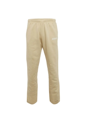 Jacquemus Pre-Owned logo-print track pants - Neutrals
