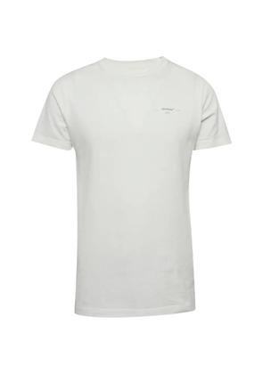 Off-White Pre-Owned logo-print crew-neck T-shirt