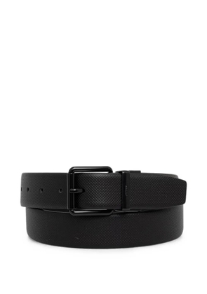 GUESS USA Boston perforated-effect buckle-fastening belt - Black