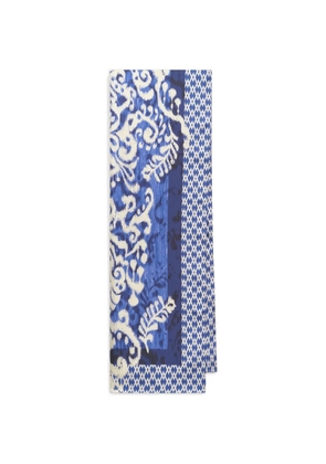 MALIPARMI Collection printed stole - Blue