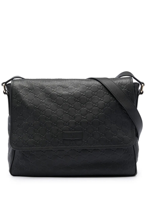 Gucci Pre-Owned 2016-2026 Guccissima Messenger Bag crossbody bag - Black