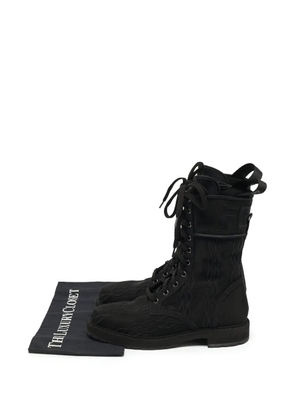 Fendi Pre-Owned biker ankle boots - Black