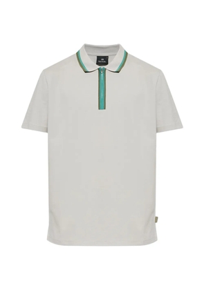 PS Paul Smith zip-fastening polo shirt - Grey