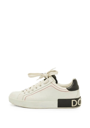 Dolce & Gabbana Pre-Owned Portofino low-top sneakers - White