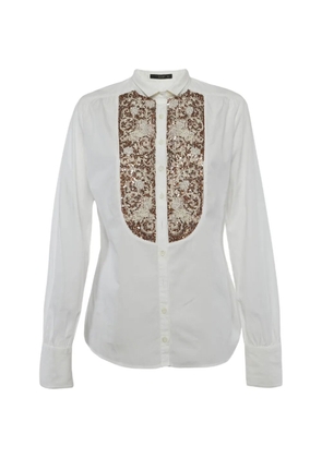 Etro Pre-Owned sequin embroidered shirt - White