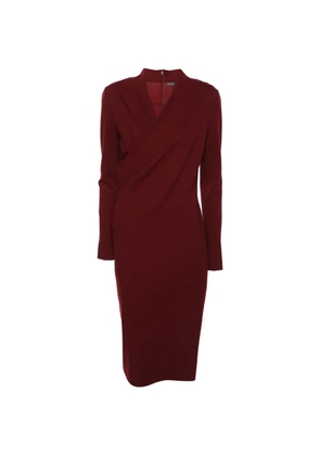 Alexander McQueen Pre-Owned wrap-style midi dress - Red
