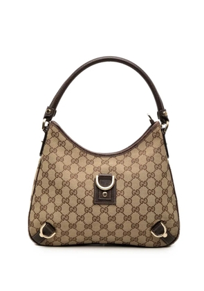 Gucci Pre-Owned 2000-2015 GG Canvas Abbey D Ring shoulder bag - Neutrals