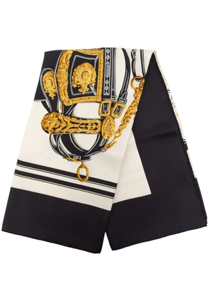 Hermès Pre-Owned 2000-2026 Brides de Gala Silk Scarf 90 scarves - White