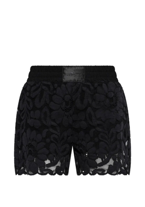 AllSaints Amelie floral-lace shorts - Black