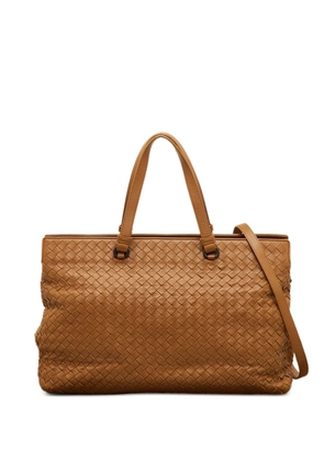 Bottega Veneta Pre-Owned Intrecciato leather tote bag - Brown
