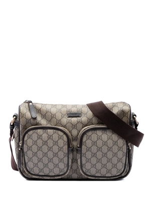Gucci Pre-Owned 2016-2026 GG Supreme Double Pocket crossbody bag - Neutrals
