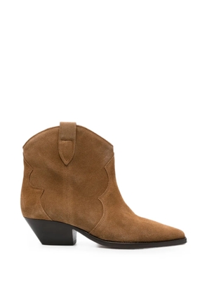 ISABEL MARANT suede ankle boots - Brown