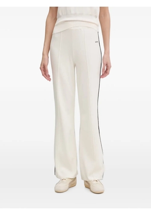 GUESS USA logo-print side-stripe track pants - Neutrals