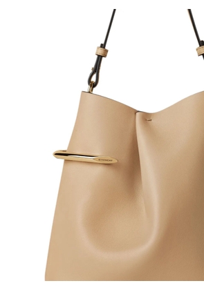 Givenchy mini Pinch Me leather bucket bag - Neutrals
