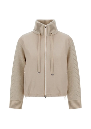 Herno Resort cable-knit jacket - Neutrals
