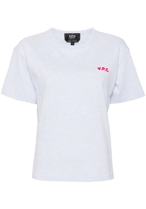 A.P.C. logo-print cotton T-shirt - Grey