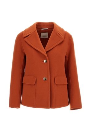 'S Max Mara single-breasted wool jacket - Orange