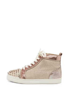 Christian Louboutin Pre-Owned Orlato sequin sneakers - Silver