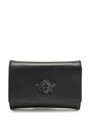 Versace Pre-Owned Palazzo Medusa flap clutch bag - Black
